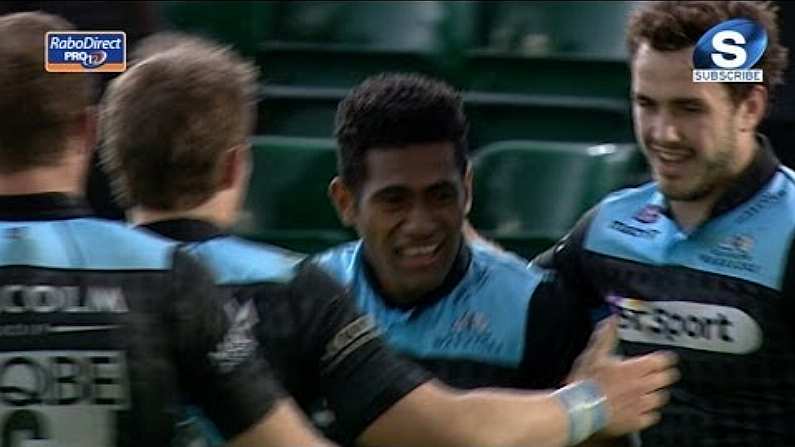 Video: Nikola Matawalu Denies Teammate Stuart Hogg A Hat Trick, Gets Frosty Reception