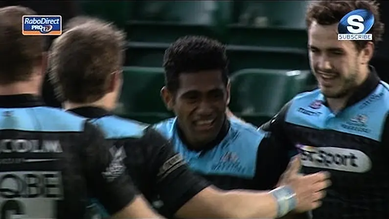 Video: Nikola Matawalu Denies Teammate Stuart Hogg A Hat Trick, Gets Frosty Reception