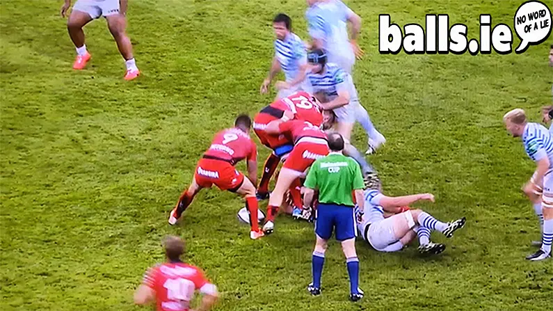 GIF: Mathieu Bastareaud Hits One Of The Worst Drop Goals Ever