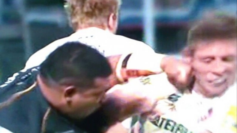 Video: Northampton Prop Salesi Ma'afu Punches Leicester's Tom Youngs