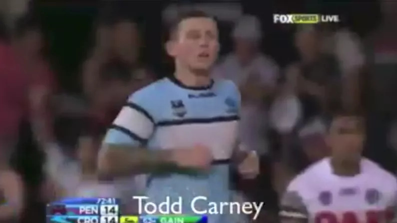 Rugby League Player Todd Carney Sacked For Most Disgusting Reason Ever
