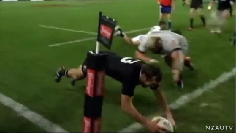 GIF: All Blacks Beat England With Killer Late Try