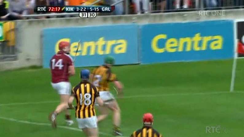 GIF: Joe Canning's Dramatic Late Equalising Point For Galway Vs Kilkenny