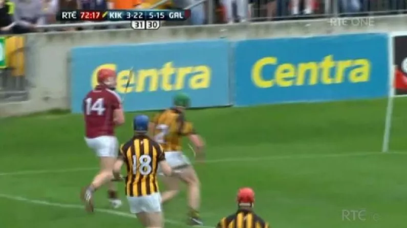 GIF: Joe Canning's Dramatic Late Equalising Point For Galway Vs Kilkenny