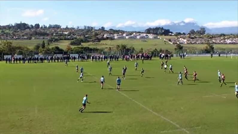 Young South African Lands A 50m 'Jaysis!' Drop Goal