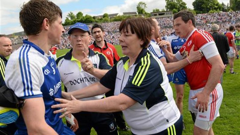 GIF And Pictures: Mickey Harte's Angry Face And "Unsavory Scenes" At The End Of Monaghan/Tyrone