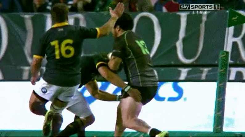 Video: Rene Ranger Treats Bryan Habana Like A Turnstile