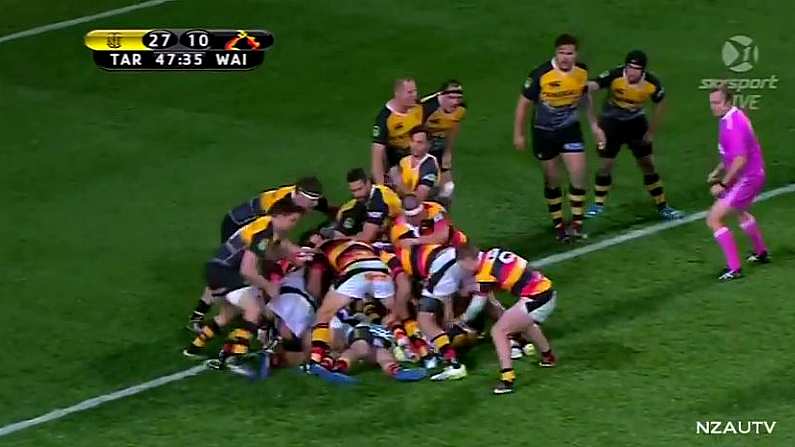 Video: All Black Scrum-Half Pulls Off Sensational Behind-The-Back Pass