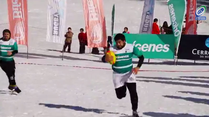 Video: Rugby Xtreme - Played In The Snow At An Altitude Of 1500m