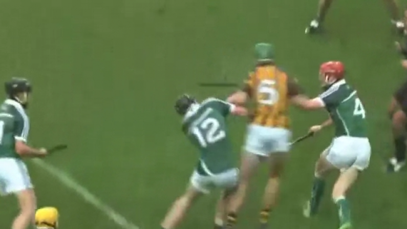 GIF: Is There Any Other Sport Where A Shoulder Is Celebrated As Much As A Score?
