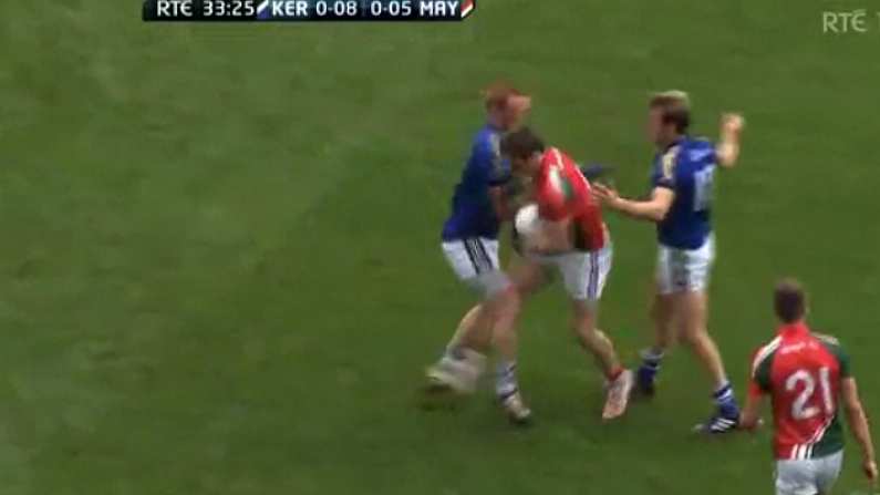 GIF: Did Mayo's Lee Keegan Deserve To Be Sent Off For Kicking Fresh Air?