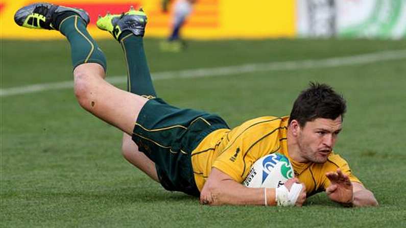 Picture: Adam Ashley Cooper Celebrates Winning The Super 15 In A Brilliant Way