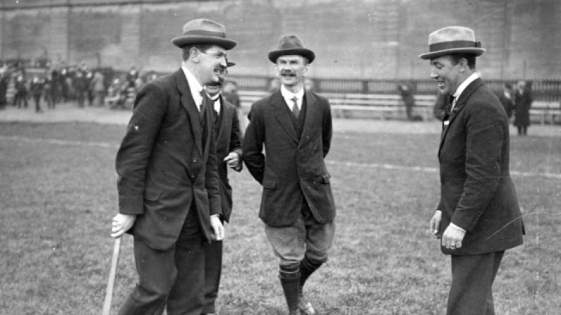 It Would Seem That Michael Collins Really Didn't Like Soccer