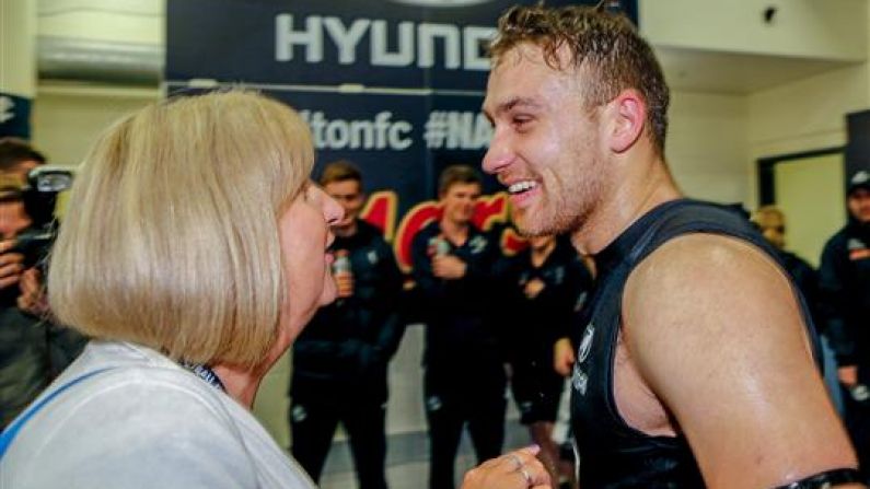 Video: Ciaran Sheehan's First Assist In The AFL