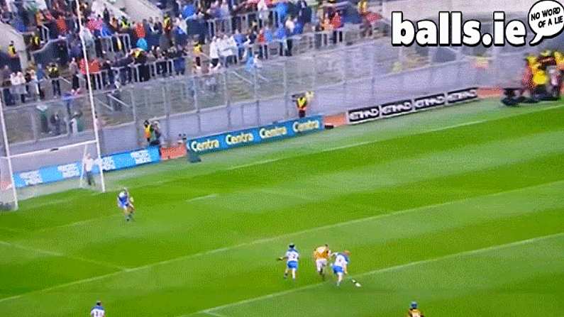 GIF: Kilkenny Minor Kicks Brilliant Goal In All Ireland Semi Final