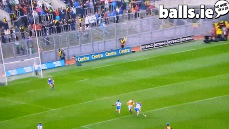 GIF: Kilkenny Minor Kicks Brilliant Goal In All Ireland Semi Final