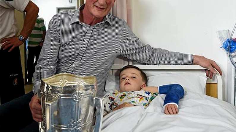 Pictures: Kilkenny Team Light Up Some Faces At Our Lady's Children's Hospital