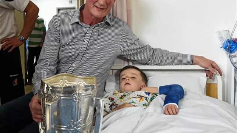 Pictures: Kilkenny Team Light Up Some Faces At Our Lady's Children's Hospital
