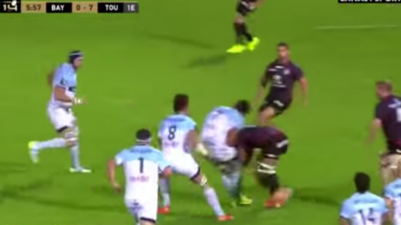 Video: Thierry Dusautoir With A Huge Hit