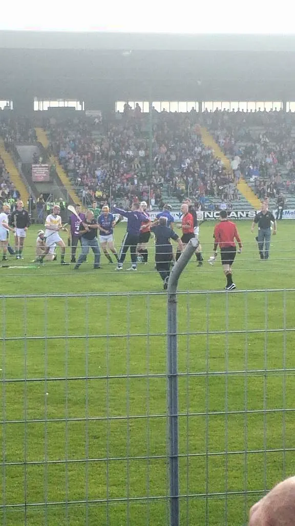 Crazy Photo Of Hurl-Wielding Spectator Swinging For Paul Galvin In ...