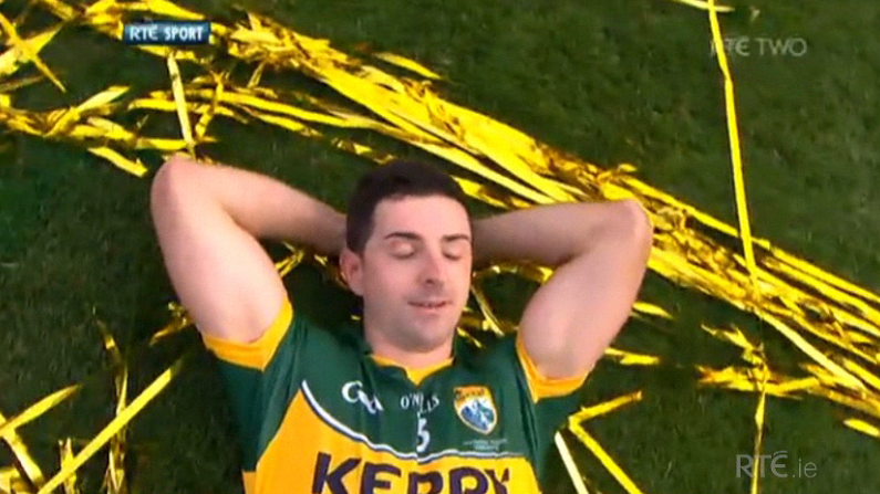 GIF: Aidan O'Mahony Was The Most Relaxed Man In Croke Park After Kerry Lifted Sam Maguire