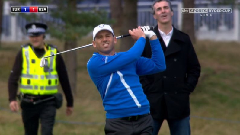 Here's The All Important Jim McGuinness At The Ryder Cup GIF