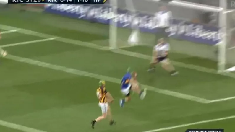 GIF: James Barry Takes One On The Head For His County
