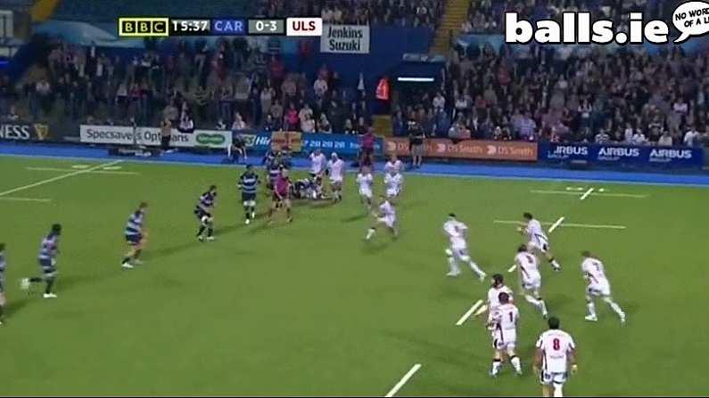 GIF: Robbie Diack Gets Smashed By Sam Hobbs