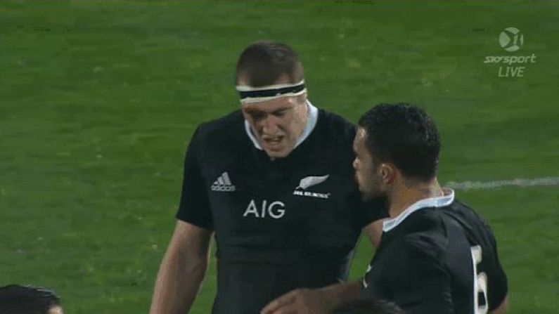 GIF: Brodie Retallick Took A Nasty Boot To The Face Vs The Pumas