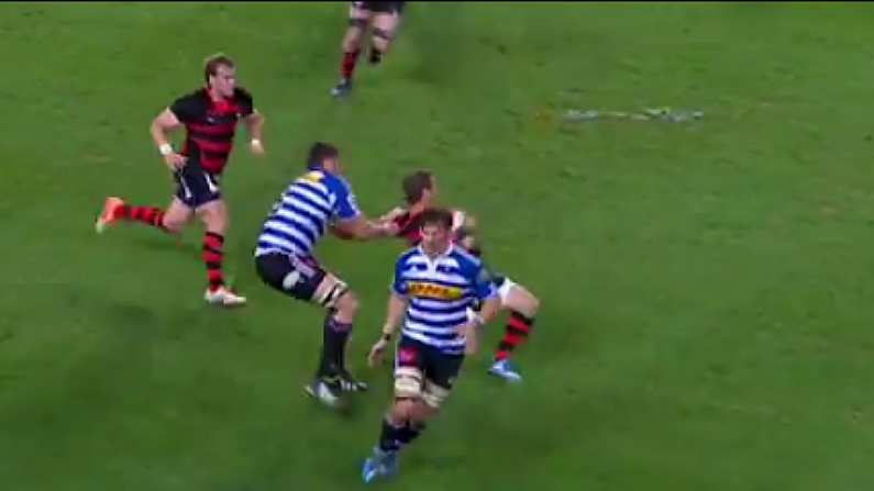 Video: If You Weren't Sure What A Scrag Tackle Is, Step This Way