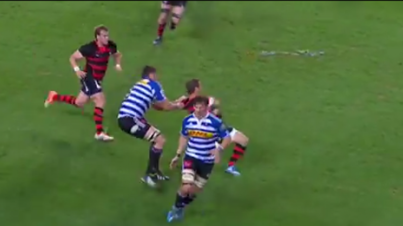 Video: If You Weren't Sure What A Scrag Tackle Is, Step This Way