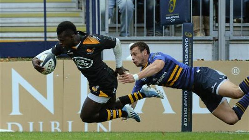 GIF: Christian Wade Destroys Ian Madigan On The Outside For Brilliant Wasps Try