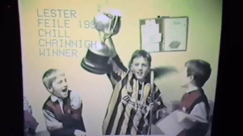 Video: Kilkenny Captain Lester Ryan Was Practising His All-Ireland Speech From A Very Early Age