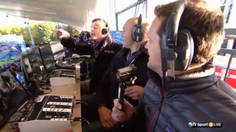 Video: Brian O'Driscoll's BT Sport Commentary Debut Got Off To An Inauspicious Start