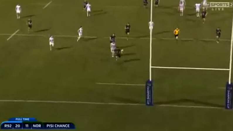 GIF: Northampton's George Pisi Injured Through Sheer Embarrassment