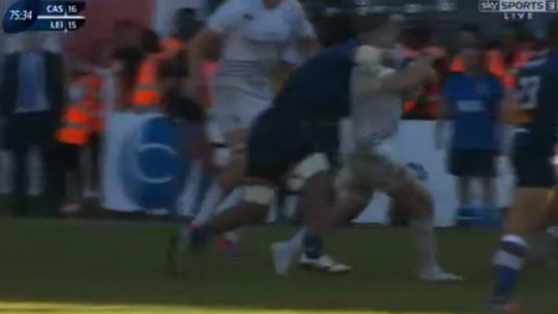 GIF: Late High Tackle On Jamie Heaslip Is Key As Leinster Leave It Late