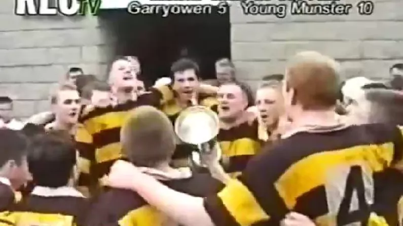 Rare Footage Of 19 Year Old Paul O'Connell Playing For Young Munster In 1999