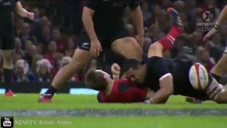 Video: Jerome Kaino Savages Dan Biggar With Huge Hit