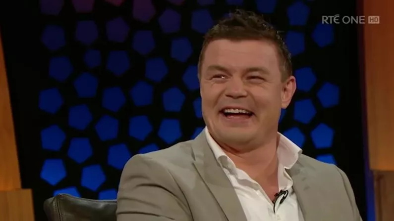 Cringe With Brian O'Driscoll As He Watches A Clip Of Himself From 2004