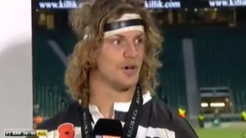 The Honey Badger Gave A Typically Honey Badger Interview Afters The Baa-Baas And Australia