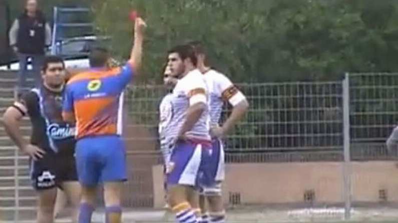 Video: Watch This Epic Fight In French Rugby Featuring 6 Red Cards