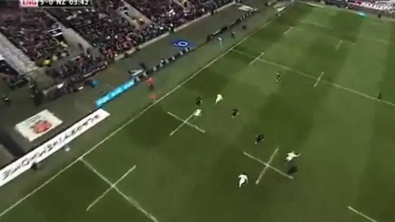 GIF: England's Jonny May Makes The New Zealand Defence Look Like Amateurs