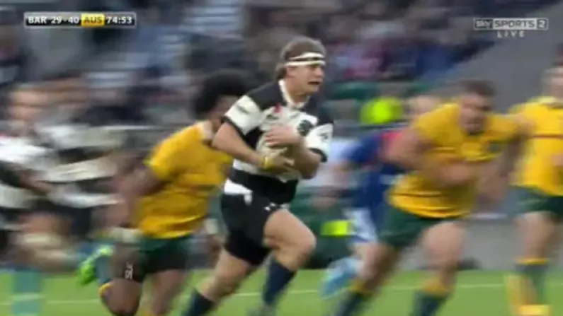 GIFs: Barbarians V Australia Is All About The Honey Badger