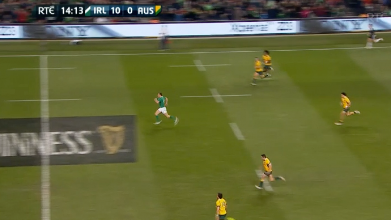 GIF: Sexton To Zebo Is A Thing Of Beauty (As Is Tommy Bowe At Full Flight)