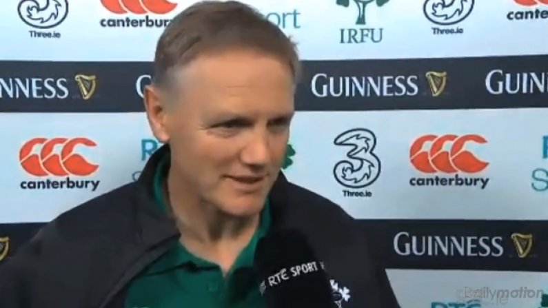 Joe Schmidt's Guide To Conducting An Unflappable Interview Hours Before Major Surgery
