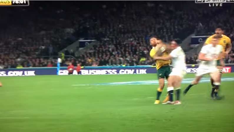 Video: The Sickening Collision Between Brad Barritt And Quade Cooper