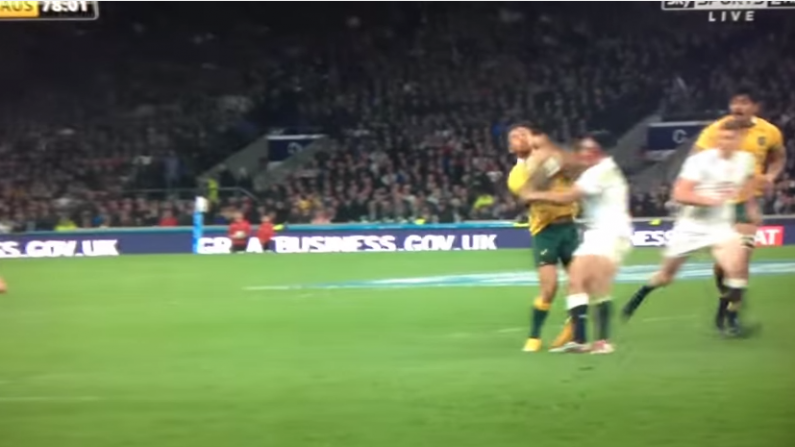 Video: The Sickening Collision Between Brad Barritt And Quade Cooper