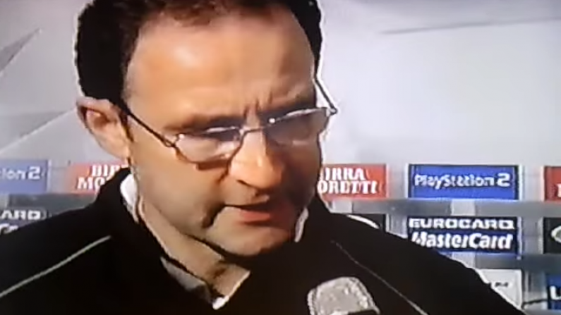 Watch: Martin O'Neill Once Gave Perhaps The Best Post-Match Interview Ever