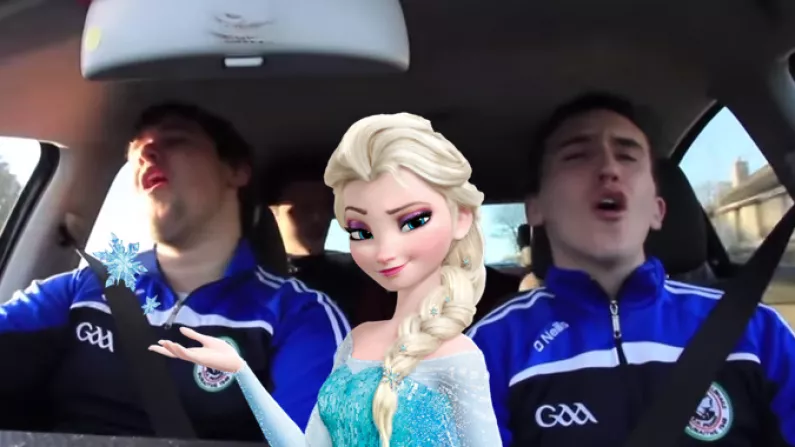 Finally! GAA Lads Pretending To Sing Frozen Songs Is A Thing And It's Great