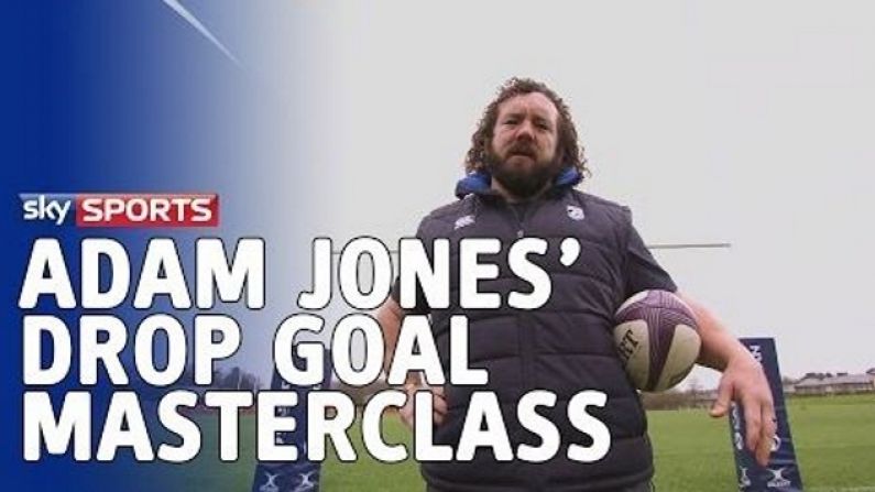 Video: All Hail Adam Jones And His Drop Goal Masterclass